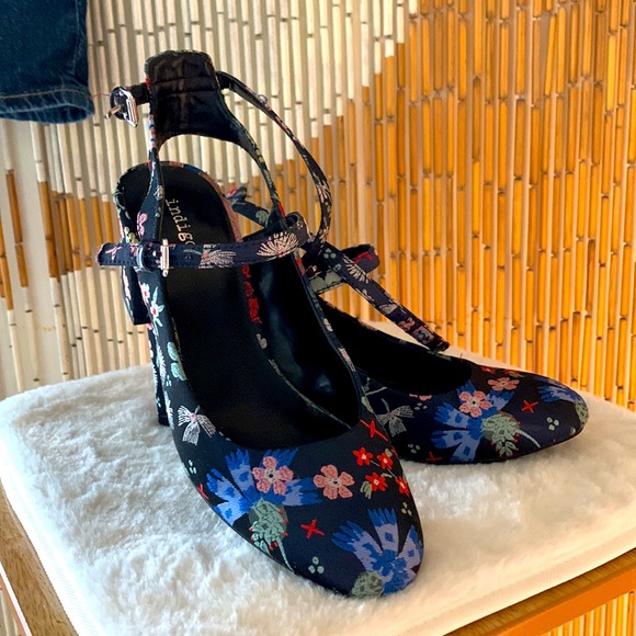 Japanese floral block heels - Picture 6 of 6